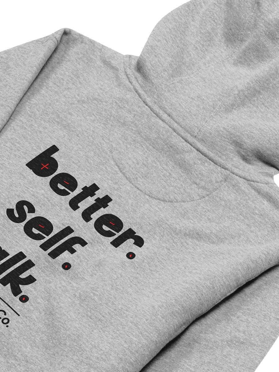 Better. Self. Talk. Hoodie (Black & Red) product image (4)