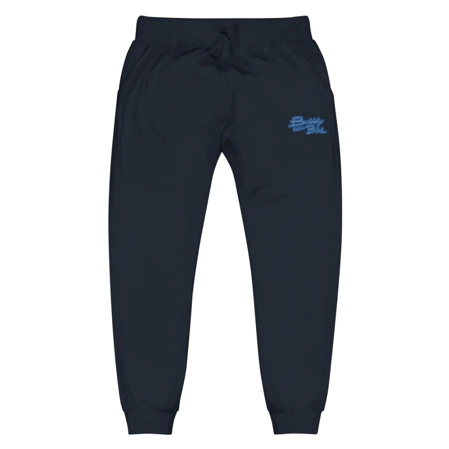 Bubbly and a B*tch (creek design) embroidered fleece joggers product image (8)