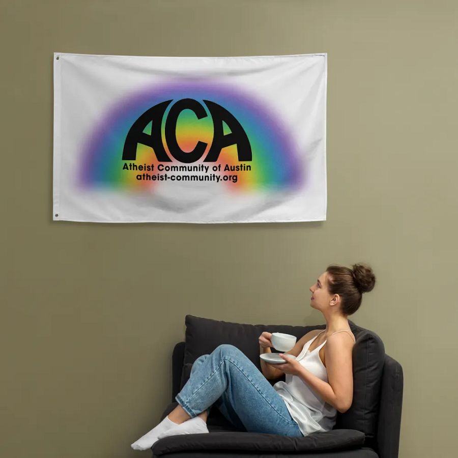 The Atheist Community of Austin Flag product image (12)