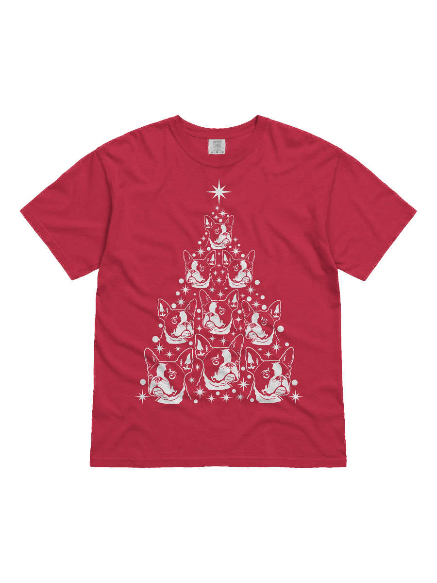 Boston Terrier Christmas Tree T-Shirt product image (31)