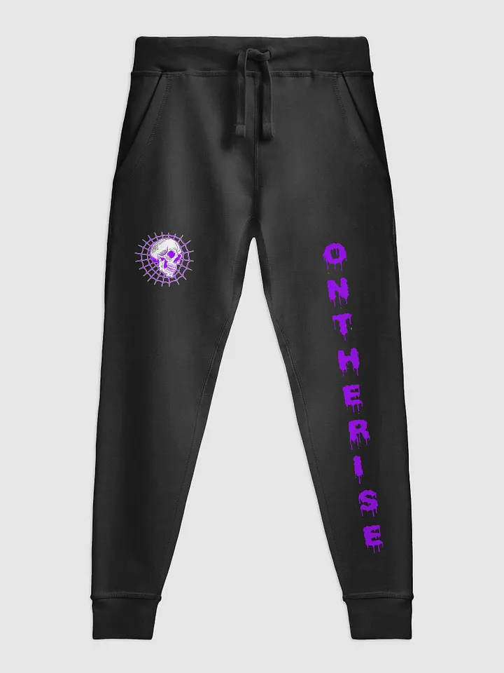Spider web Skull purple sweatpaants product image (1)