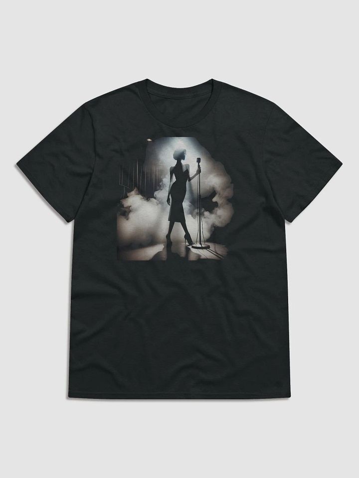 Sultry Jazz Singer Spotlight (Front Print Womens Tee) product image (1)