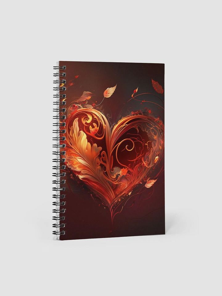 Flaming Heart Notebook product image (1)
