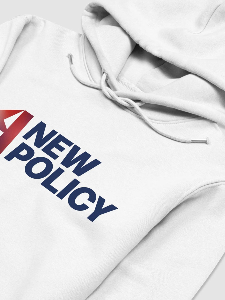 A New Policy Unisex Pullover Hoodie - White product image (3)