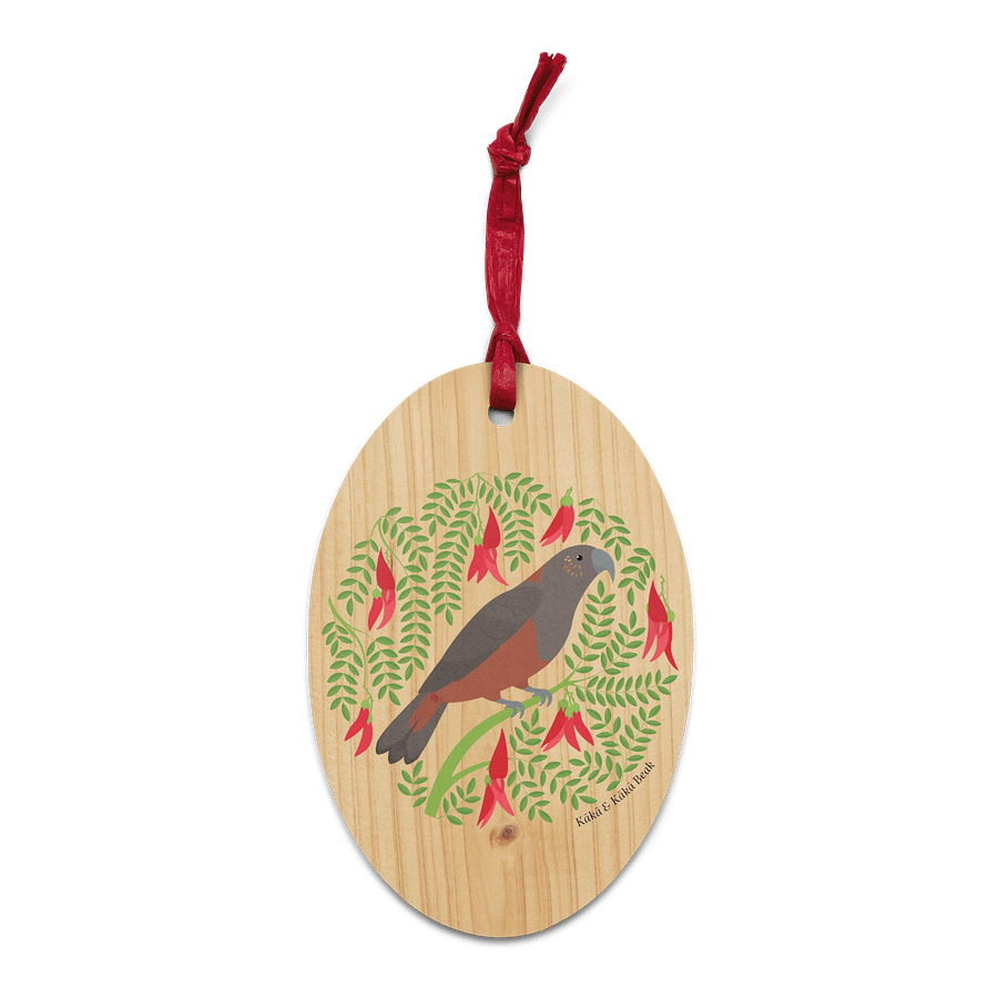 Kākā in Kākābeak Wooden Ornament product image (2)