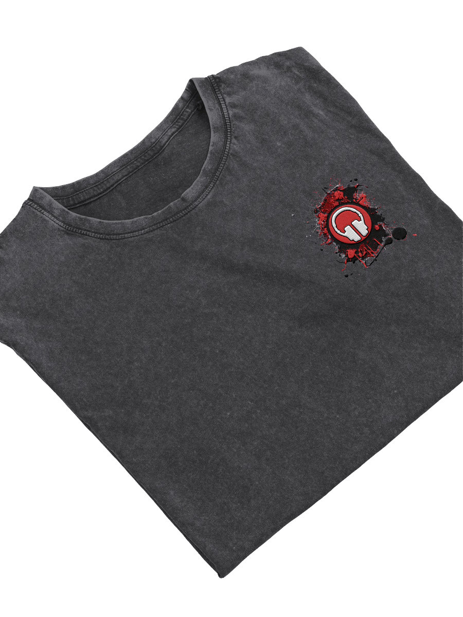 Paint Splat Headphones Embroidered Husky Denim T-Shirt product image (9)