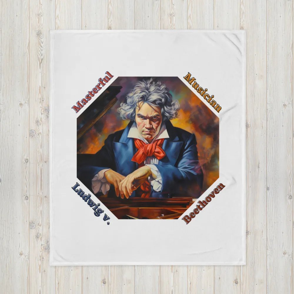 Ludwig van Beethoven - Masterful Musician | Blanket product image (4)