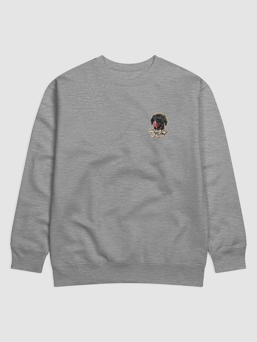 Black Lab Dog Mom Sweatshirt All colors Small print product image (27)