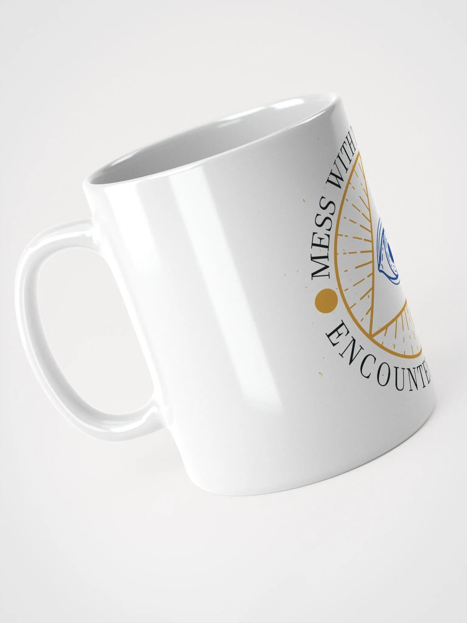 Mess With The Master - White Glossy Mug product image (4)