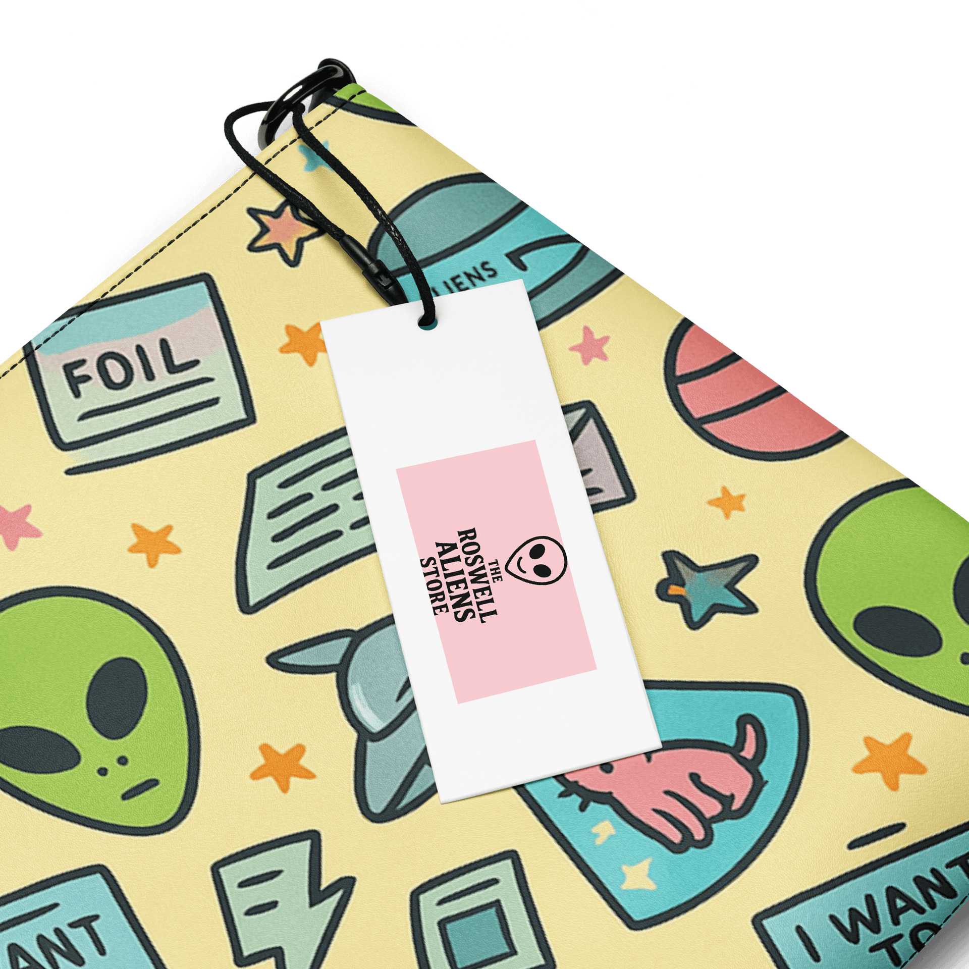Cats, Tin Foil Hats, Flying Saucers, Conspiracy Theory! Roswell Aliens Crossbody Bag product image (4)