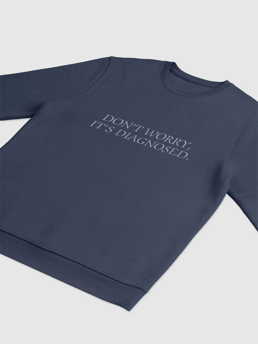 DW, IT'S DIAGNOSED. (#A5B6D1) printed eco crew product image (5)