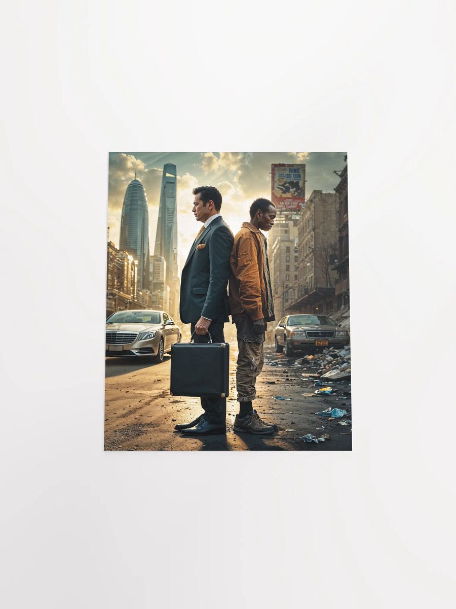 Divided by Streets, United by Shadows Matte Poster product image (25)