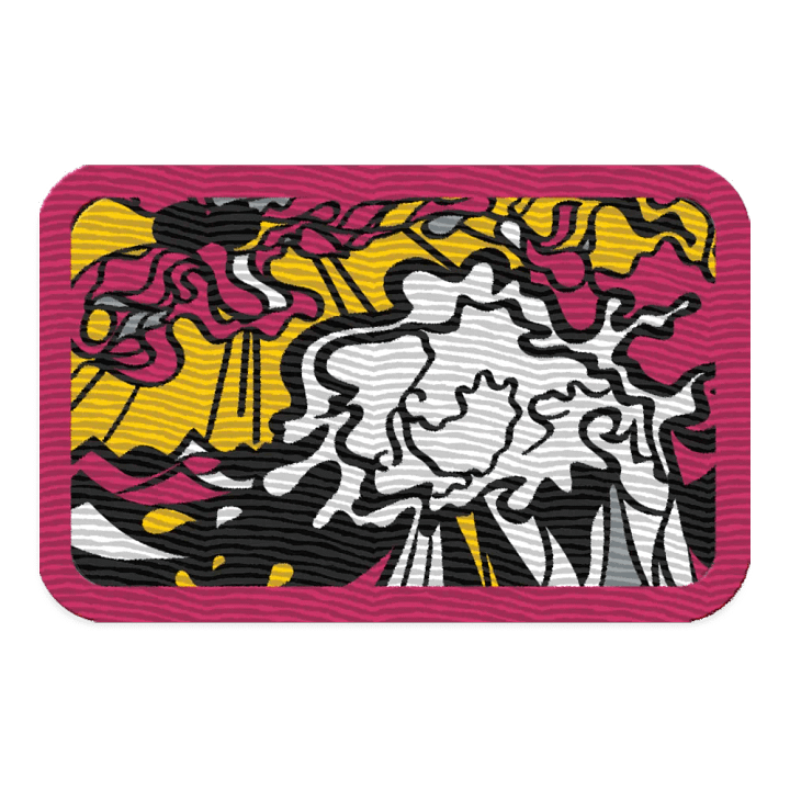 Flowing Colors Embroidered Patches - Wave at Sunset product image (1)