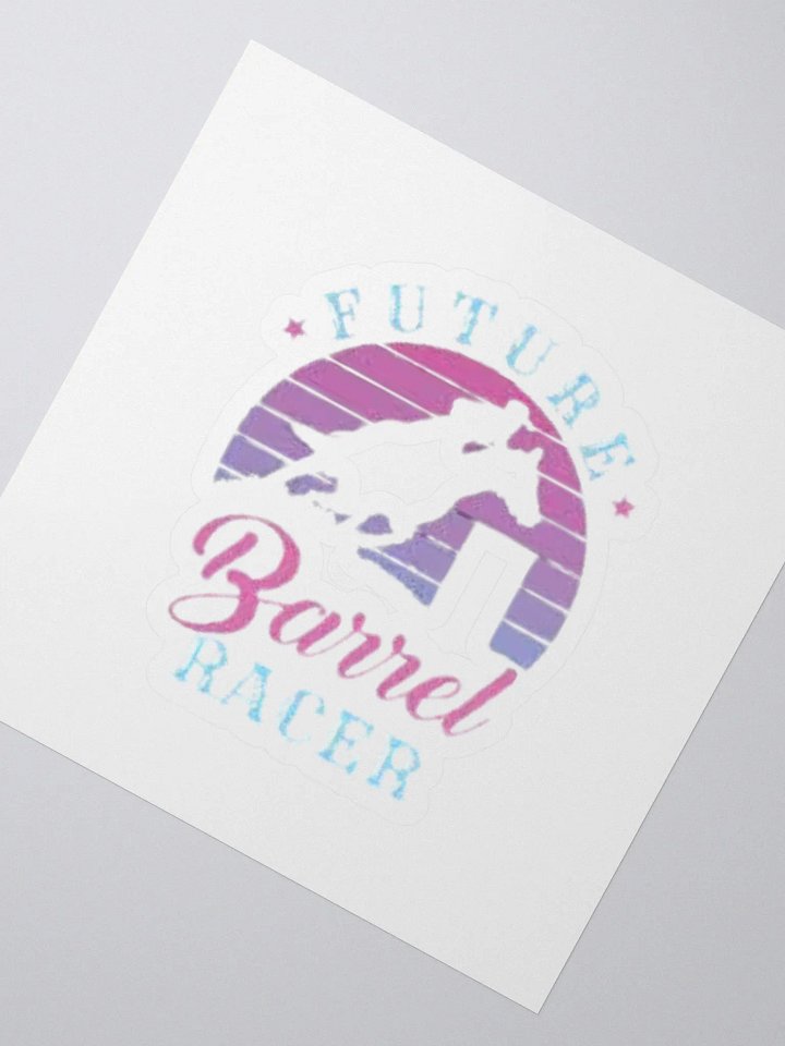 Future Barrel Racer Kiss Cut Stickers product image (2)