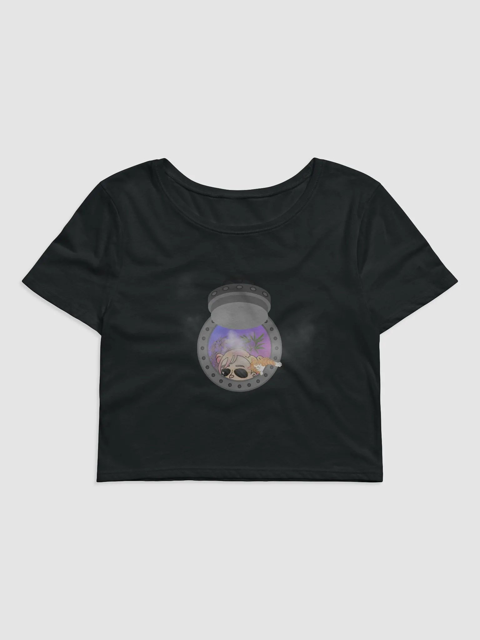 The Bunker w/Moxie Crop Top Baby Tee product image (1)