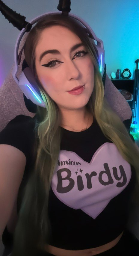 Anxious Birdy Crop Top product image (2)