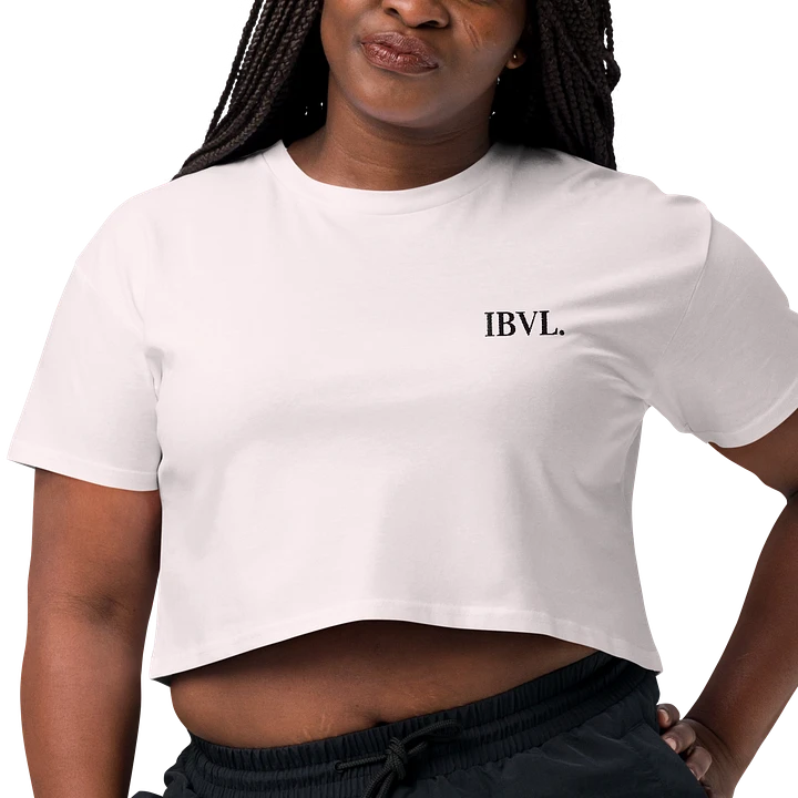 Embroidered IBVL Signature Women's Crop Shirt product image (2)