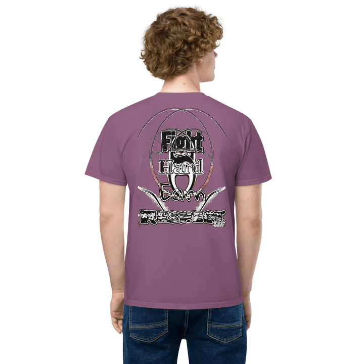 Fight Hard Earn Respect - Unisex Garment-Dyed Pocket T-Shirt product image (2)