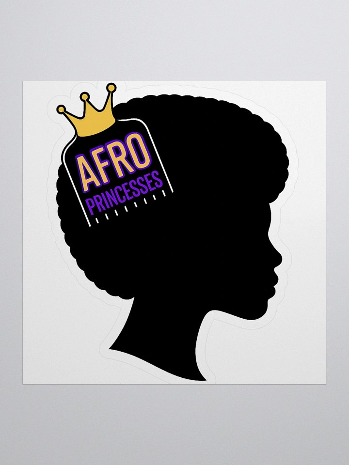 4 x 4 Afro Princesses Sticker product image (1)
