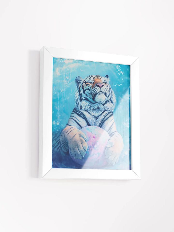 Thoughtful Tiger Globe Art Print product image (2)