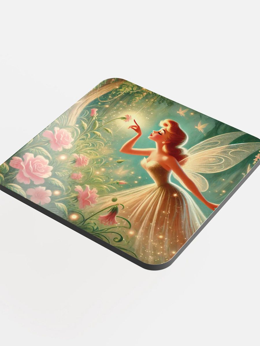 Enchanted Flower Fairy Cork Coaster product image (4)