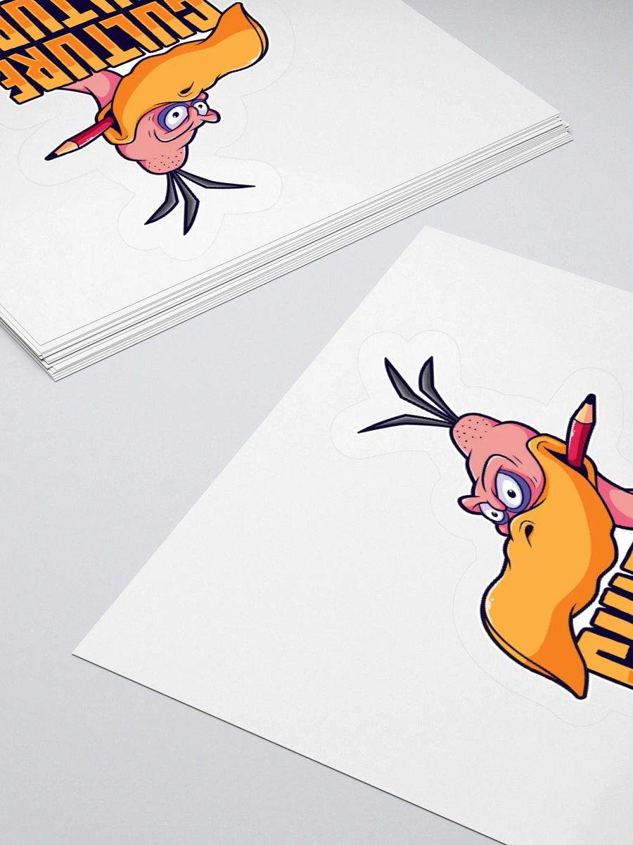 Culture Vulture Retro Art Student Sticker product image (12)