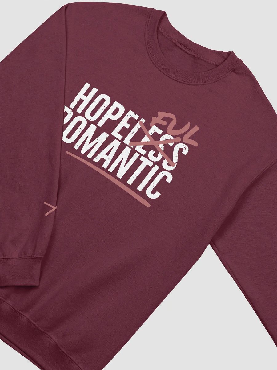 Hopeful Romantic Crewneck - White and Pink product image (2)