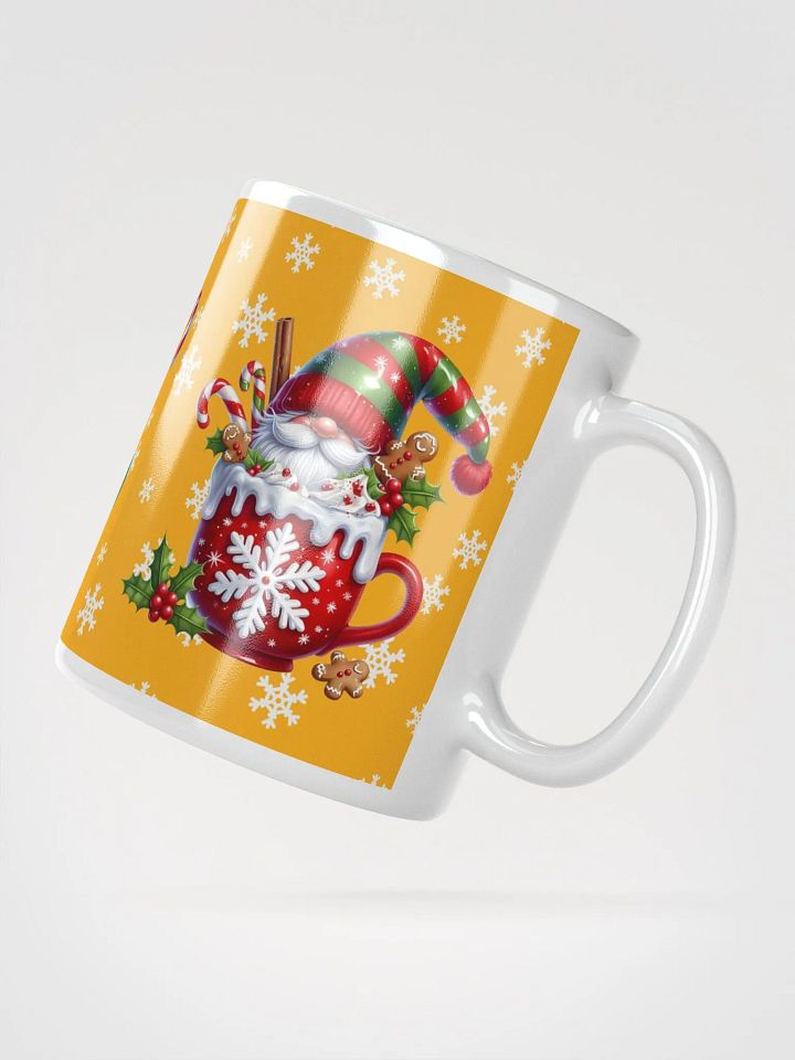 Happy Holidays Christmas Winter Vibes Gnome White Mug product image (2)