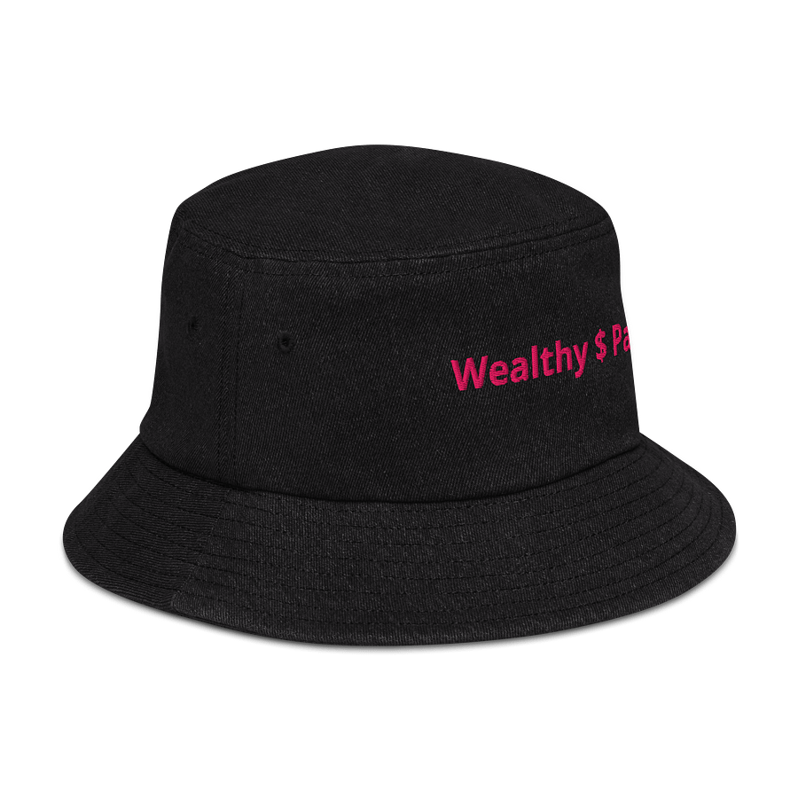 PRETTY PAID PINK Wealthy $ Paid Denim Bucket Hat product image (3)
