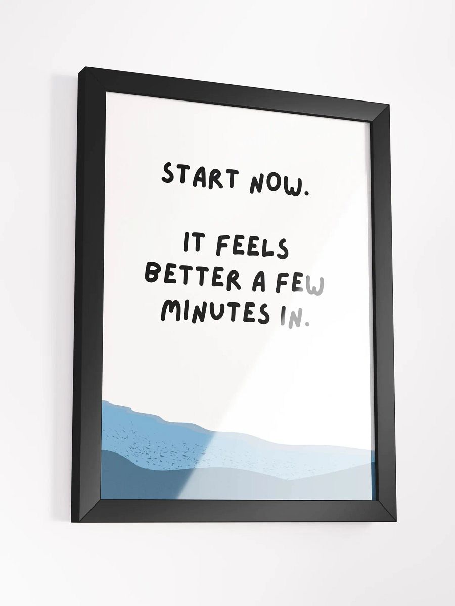 Start Now Sea Art Poster product image (3)