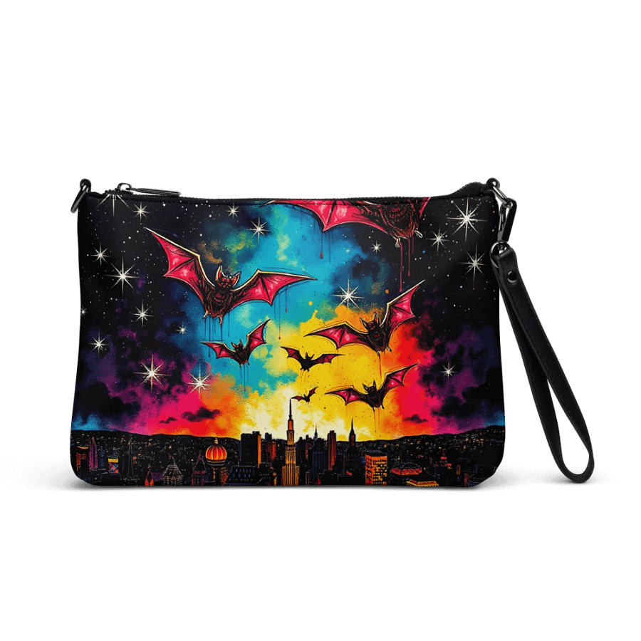 Night City Bats Crossbody Bag product image (1)