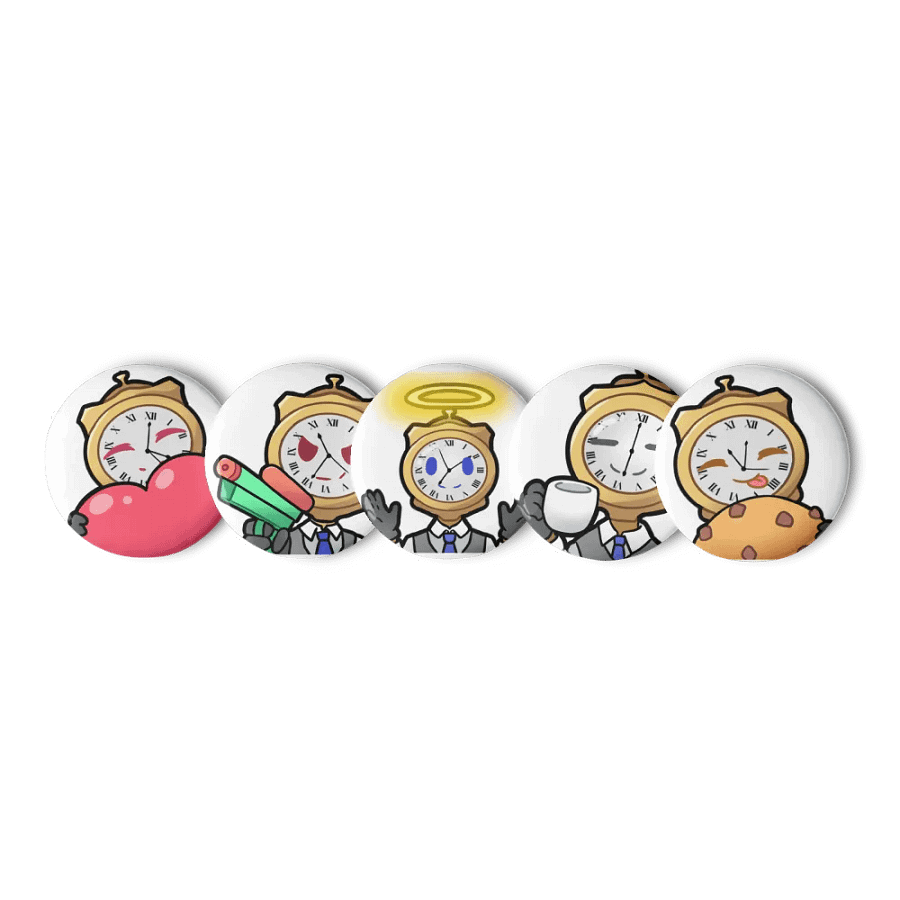 Time Emote Pin Set product image (5)
