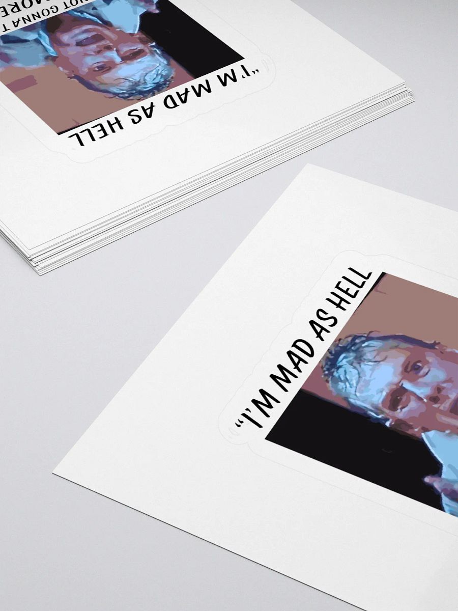 MAD AS HELL STICKER product image (4)