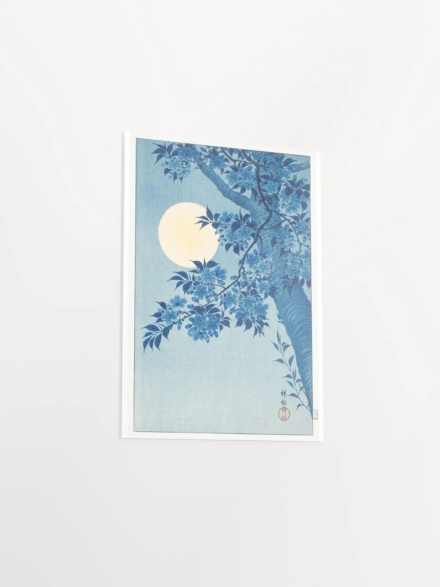 Blossoming Cherry on a Moonlit Night by Ohara Koson product image (3)