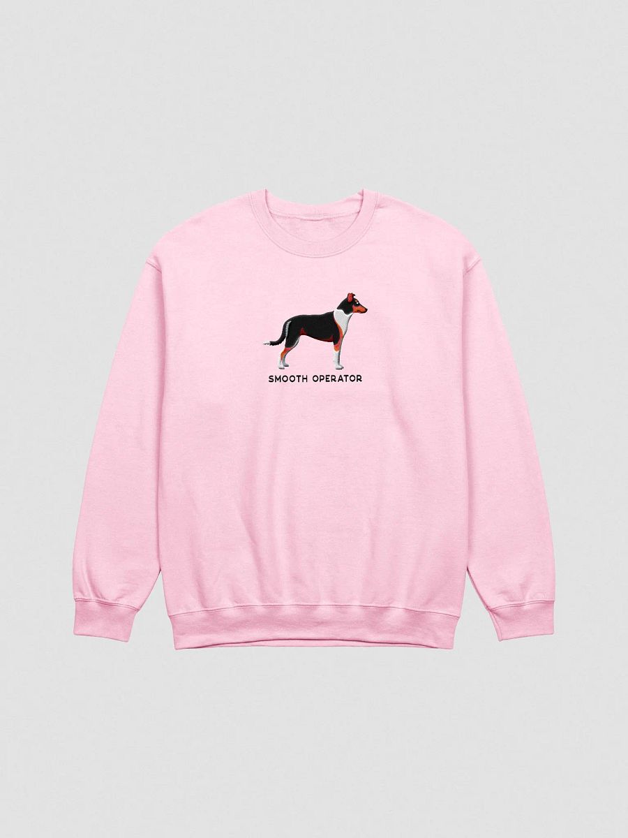 Smooth Operator Sweatshirt (Embroidered) of a Smooth Collie(Tricolor) product image (4)