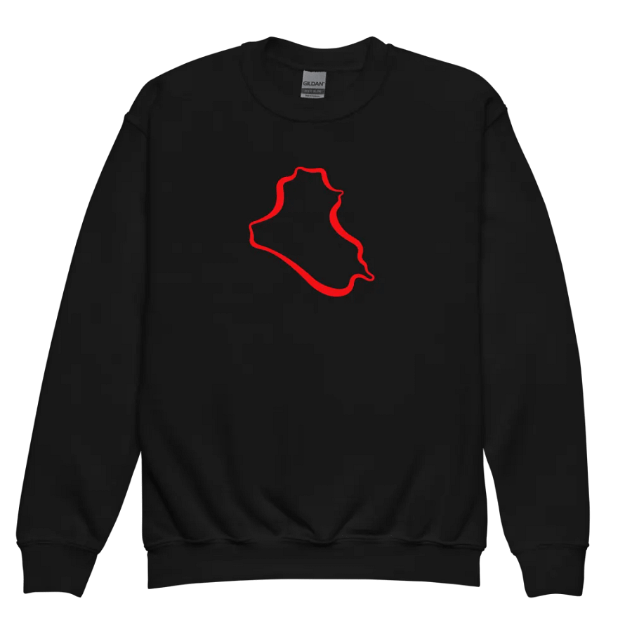 Iraqi Map Youth Sweatshirt product image (3)