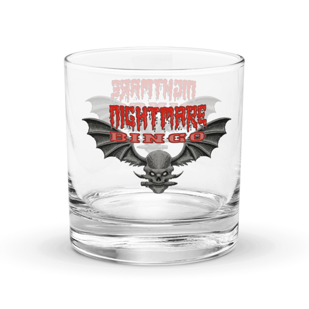 Nightmare Bingo Rocks Glass product image (1)