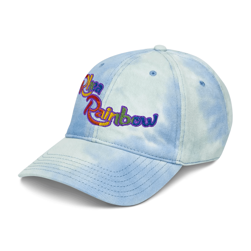 🌈Rhea Rainbow Sky Tie-Dye Dad Hat!🧢 product image (4)