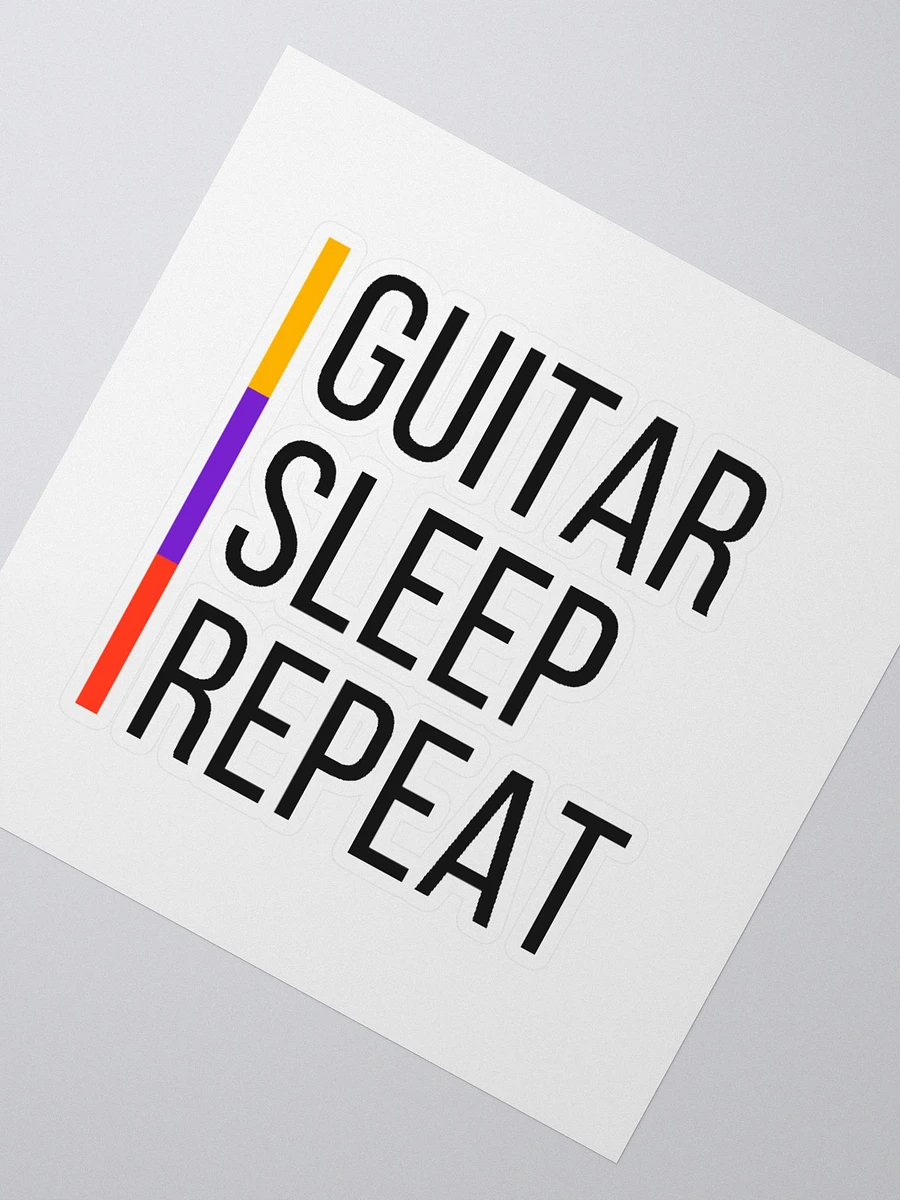 Guitar, Sleep, Repeat sticker product image (5)