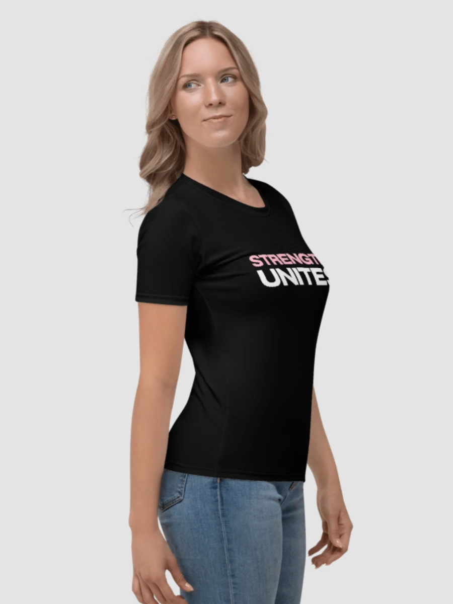 Breast Cancer Awareness: Strength Unites T-Shirt - Black product image (3)