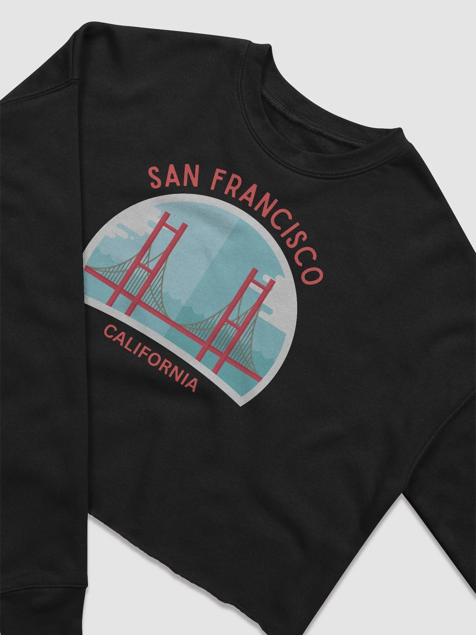 San Francisco Golden Gate Crop Sweatshirt product image (8)