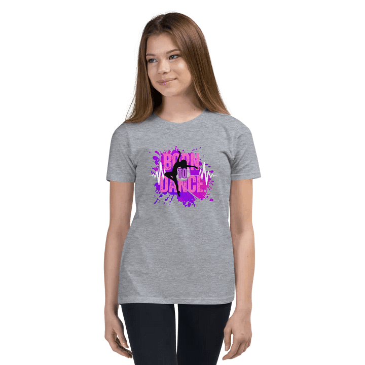 Born to Dance Her Silhouette Dynamic Dance Youth T-Shirt product image (1)