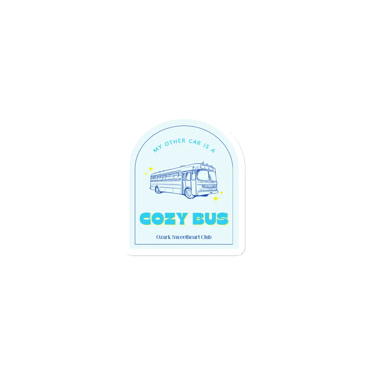 Cozy Bus Die-Cut Magnet product image (2)