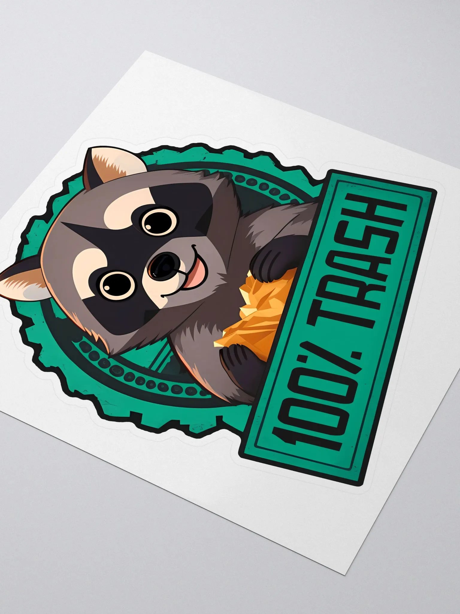 100% Trash Sticker product image (3)