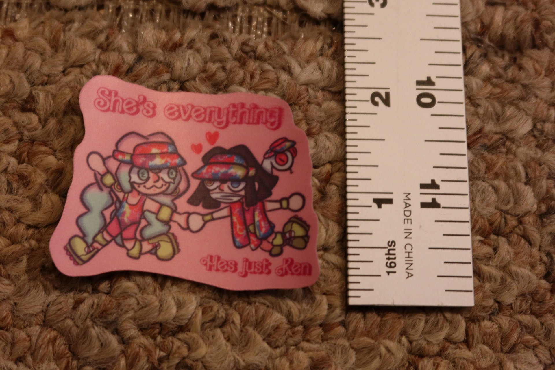 Obanai and Mitsuri Barbie Sticker product image (2)