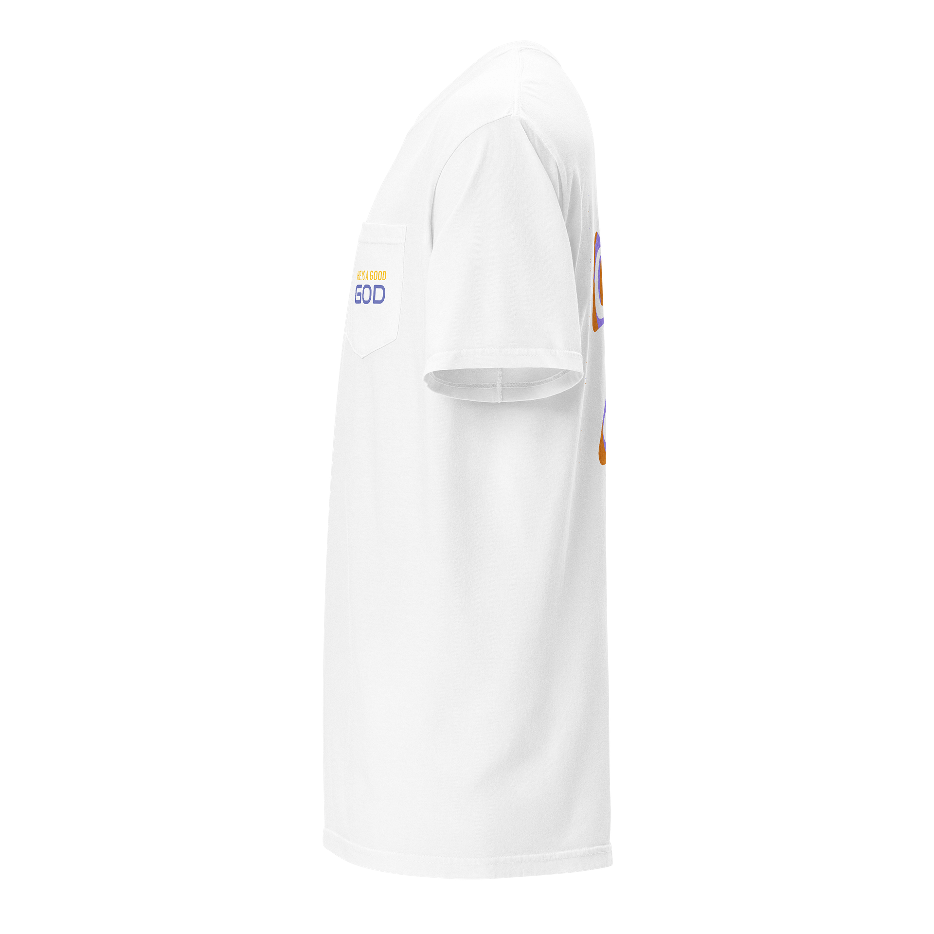 GOOD GOD | Pocket Tee — Cross & Wide, Print product image (3)