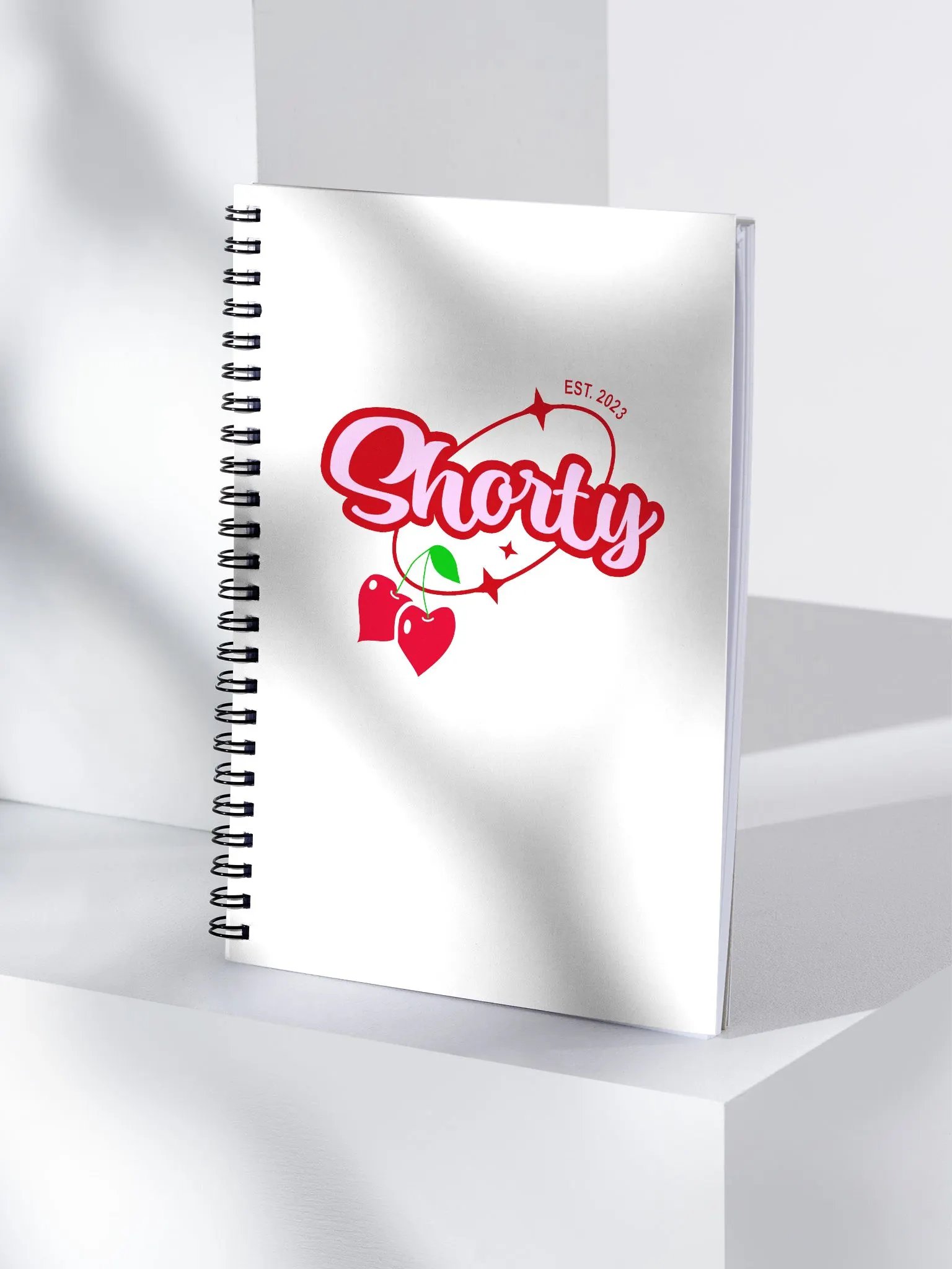 Shorty Cherry Love Spiral Bound Notebook product image (4)