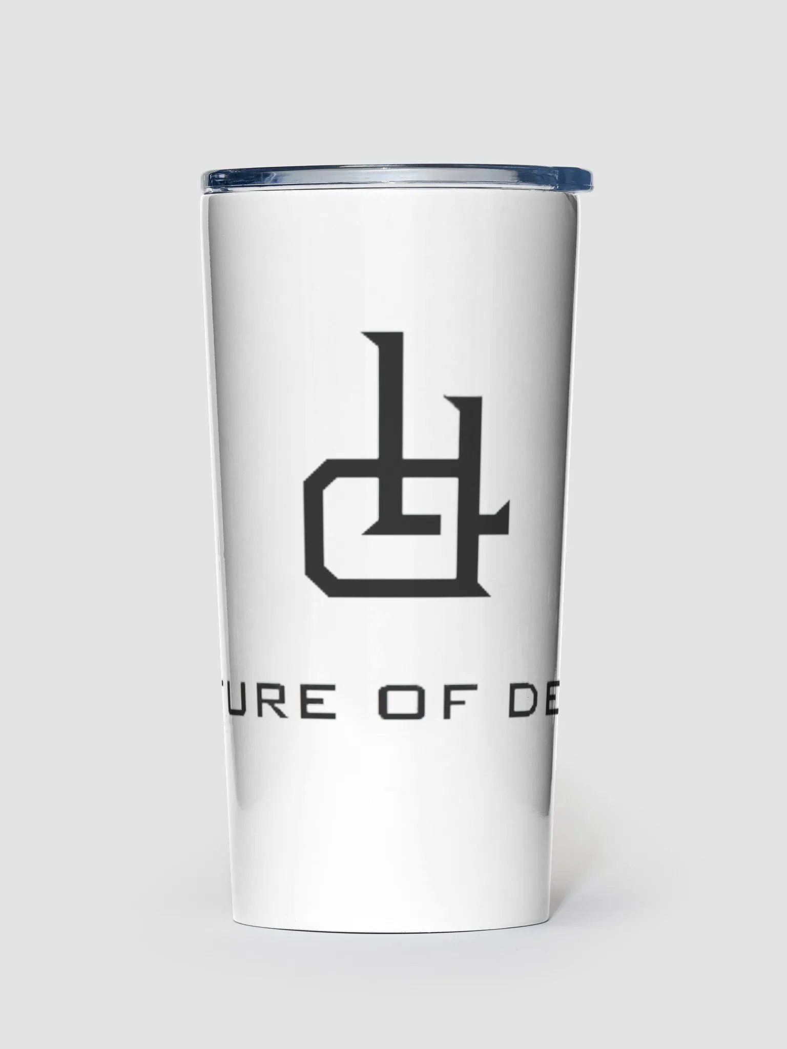 STAINLESS STEEL BLACK FOD LOGO COFFEE TUMBLER product image (1)