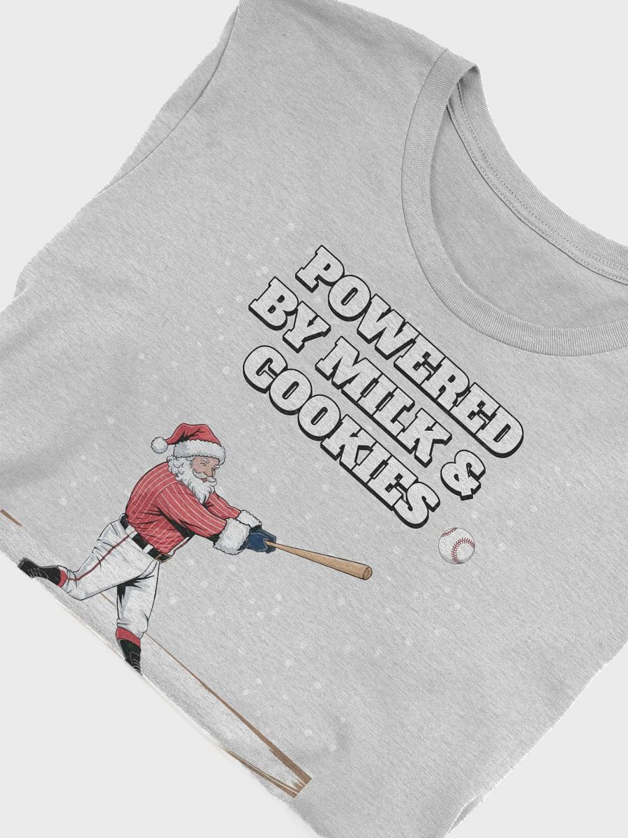 Powered By Milk And Cookies - Baseball T-shirt product image (26)