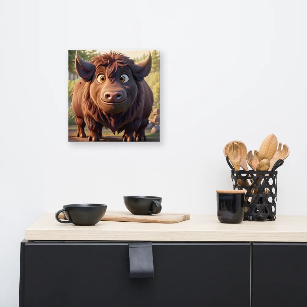 Endangered Species - Mexico - Bison Canvas Art product image (4)